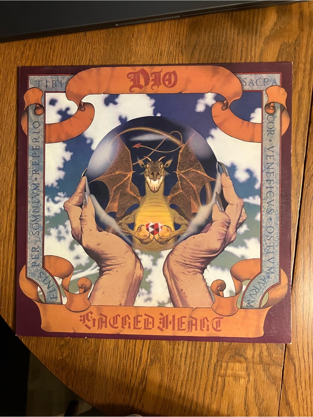 1985 Dio “Sacred Heart” Original US First Pressing Warner Bros 1-25292 Vinyl